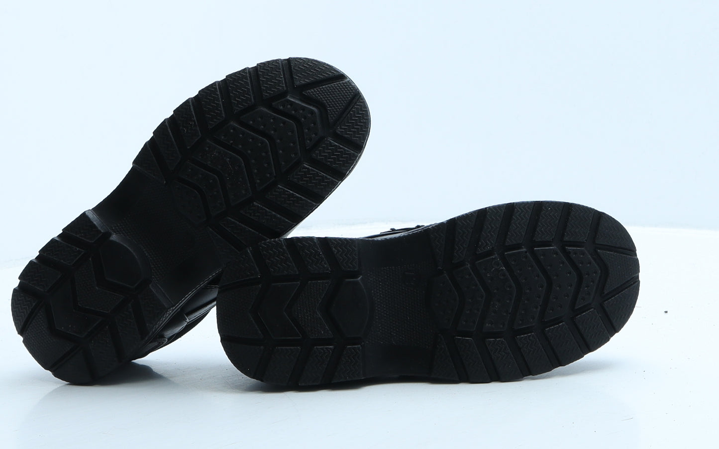 Trux Boys Black Leather Loafer Casual UK 13