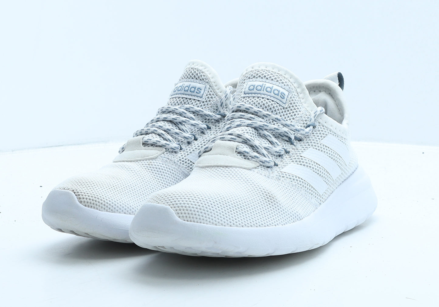 adidas Womens White Striped Fabric Trainer UK 6.5 40