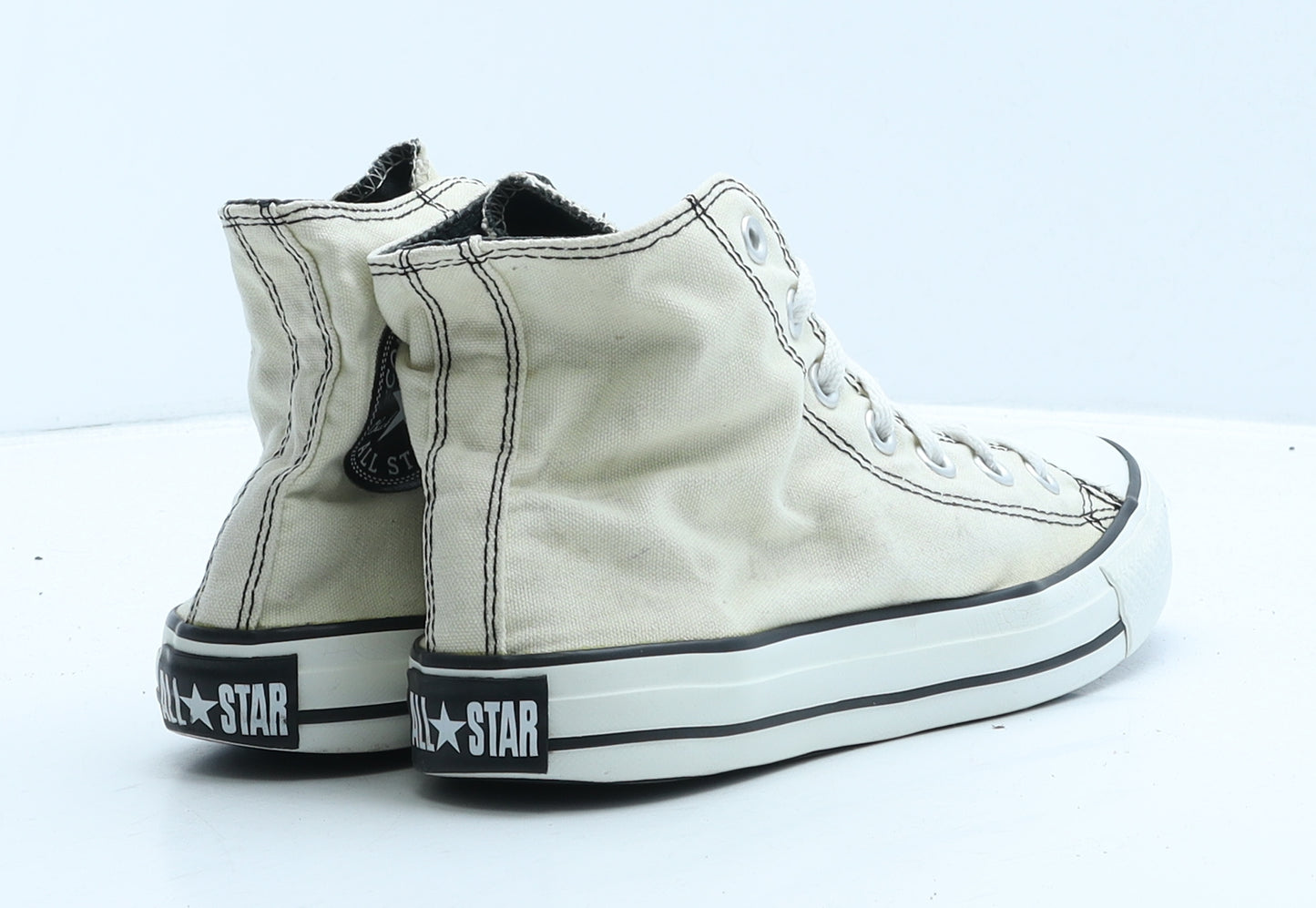 Converse Womens Ivory Fabric Trainer UK 6