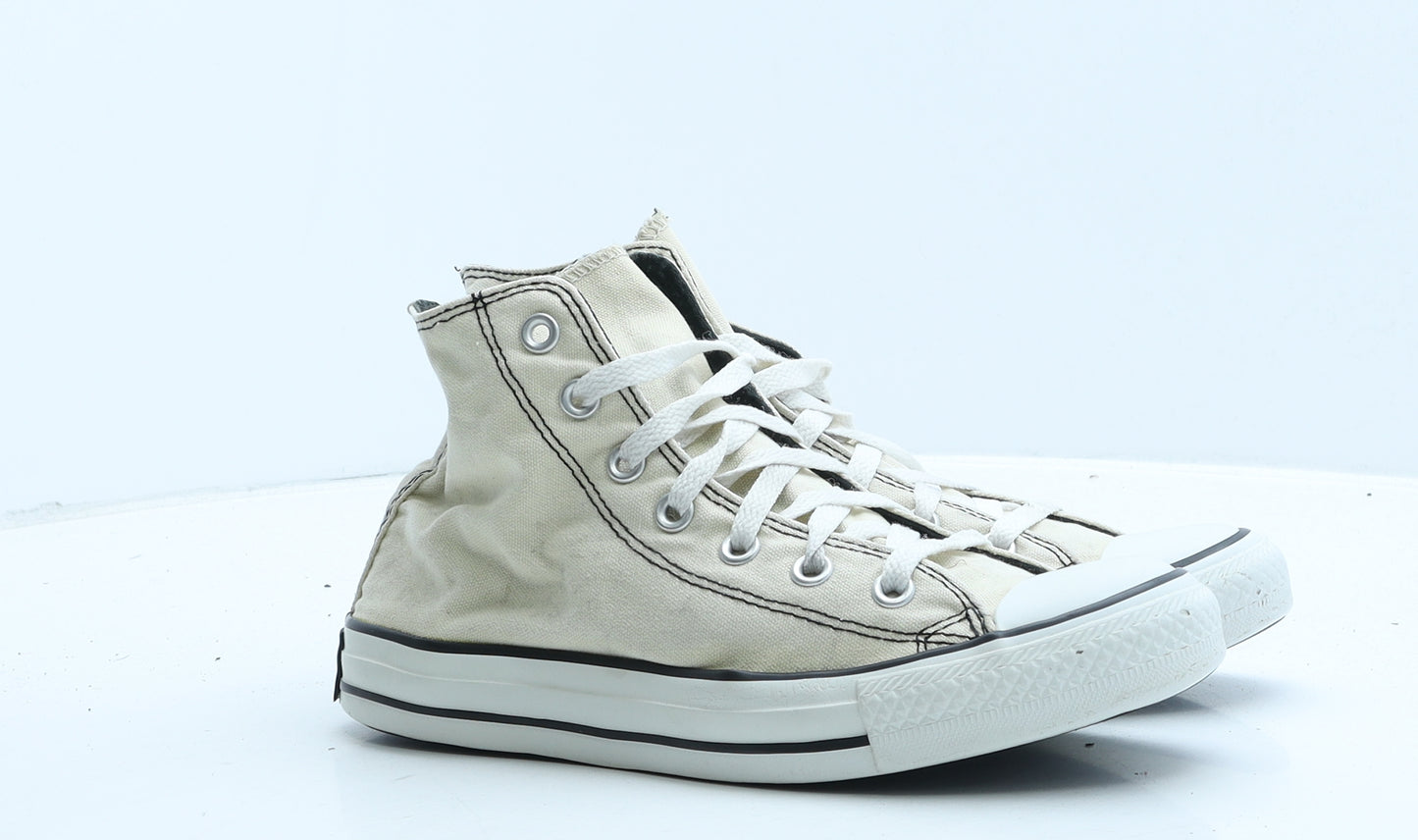 Converse Womens Ivory Fabric Trainer UK 6