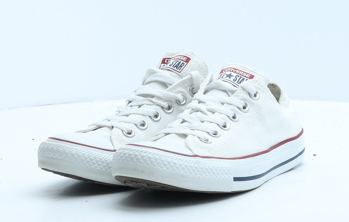 Converse Womens White Fabric Trainer UK 5