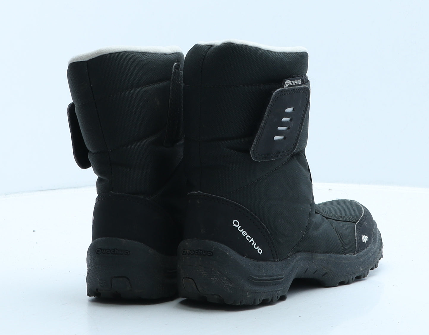 DECATHLON Boys Black Fabric Snow Boot Boot UK 12 31 - Quechua