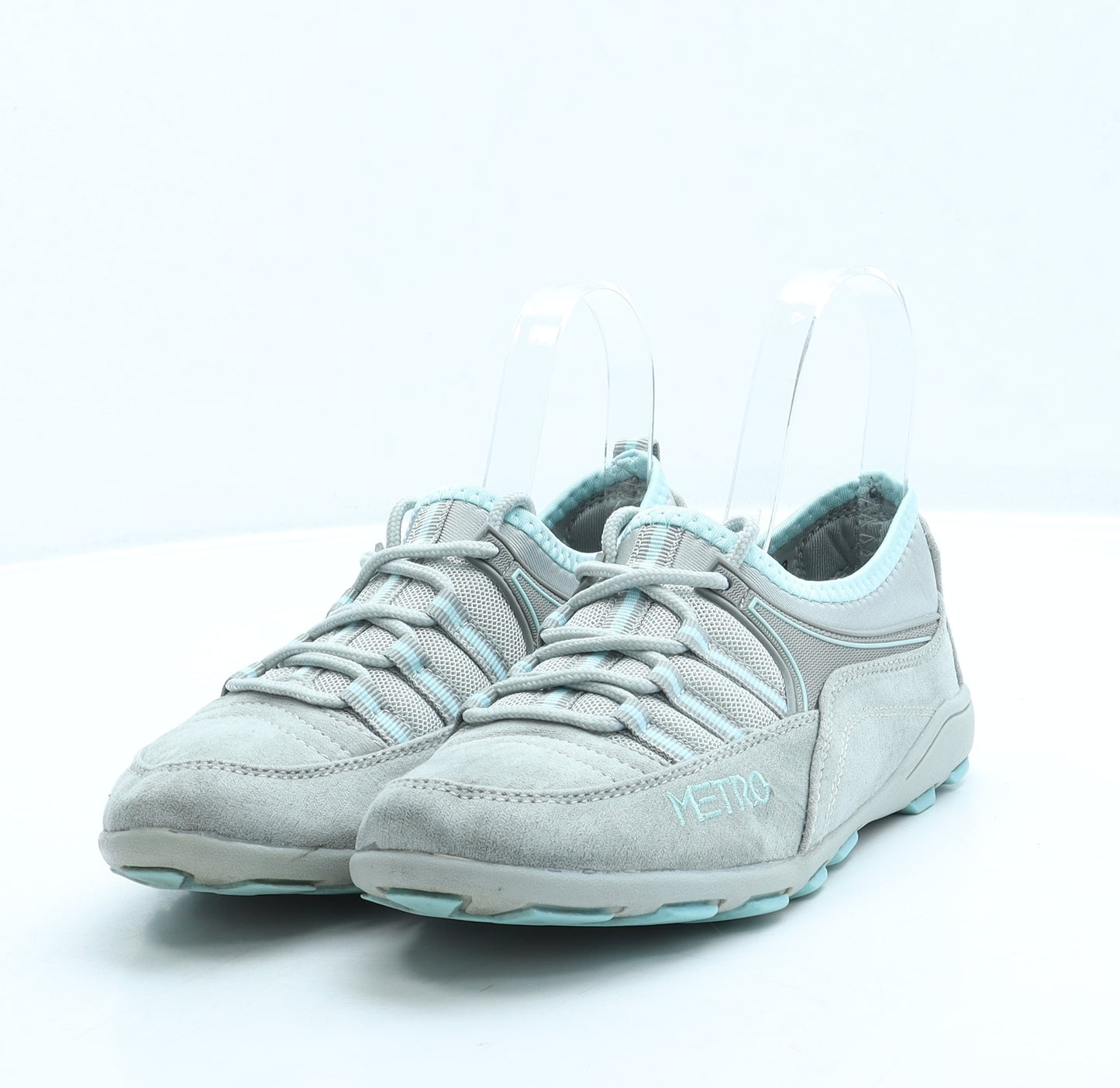 Metro Womens Grey Polyester Trainer UK 5 38