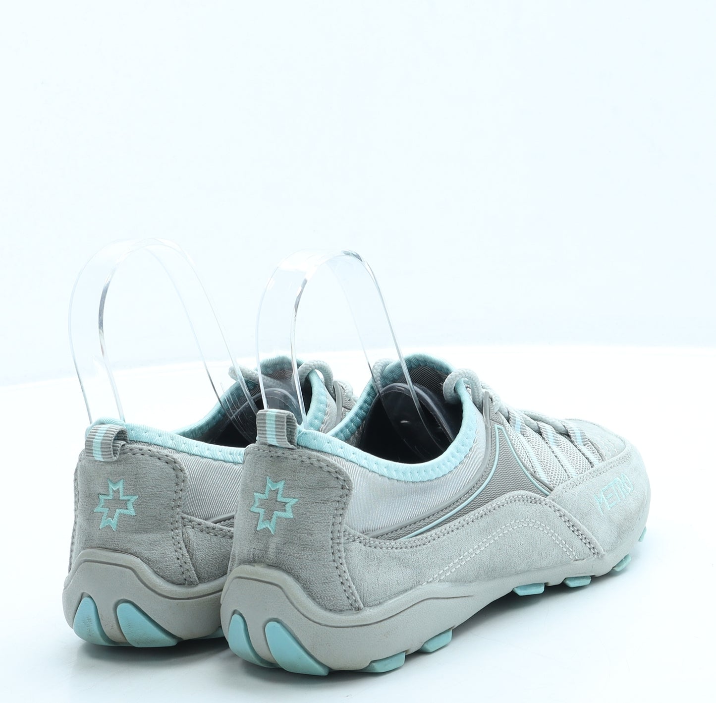 Metro Womens Grey Polyester Trainer UK 5 38