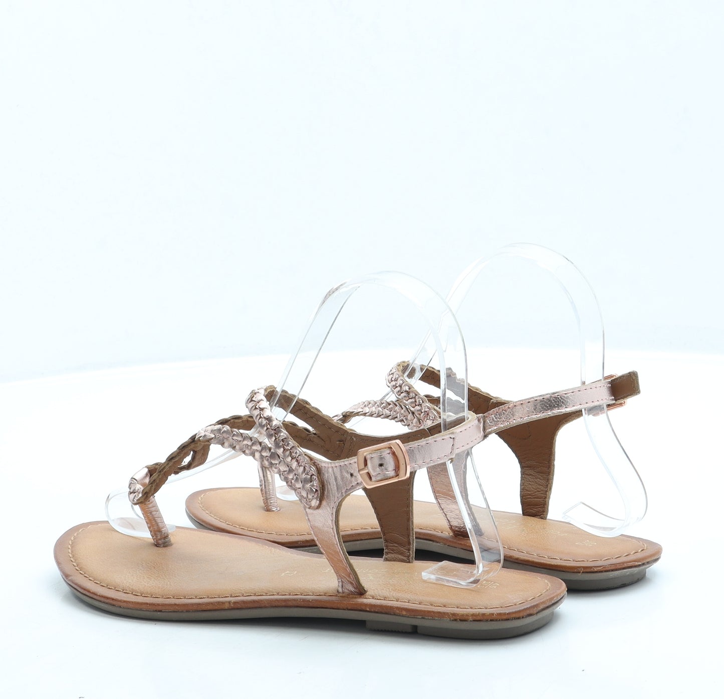 NEXT Womens Pink Leather Slingback Sandal UK 4.5 37.5