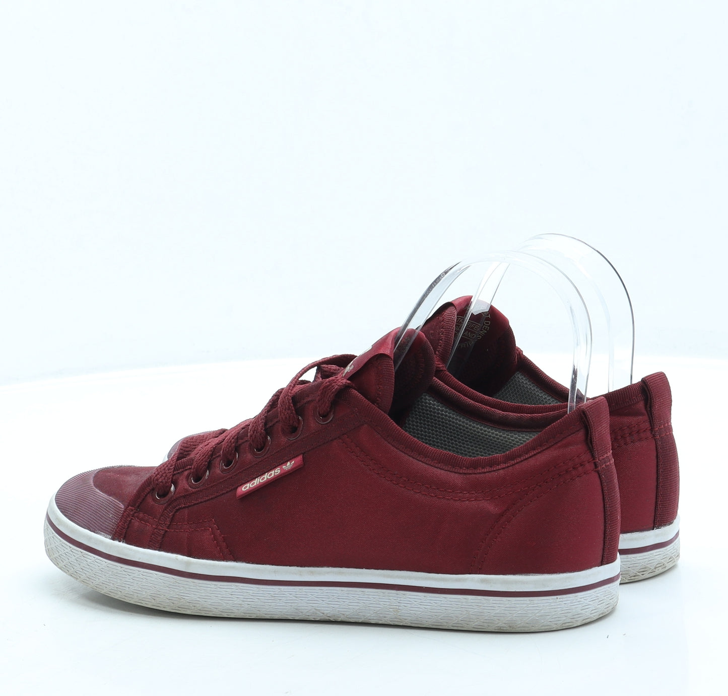 adidas Womens Red Polyester Trainer UK 6 39.5