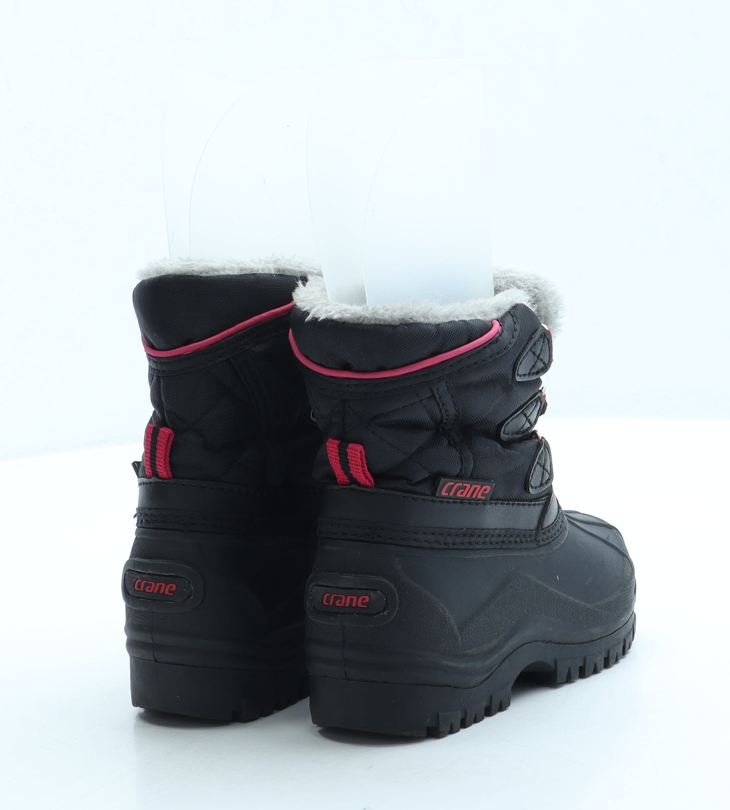 Crane Girls Black Polyester Snow Boot Boot UK 8