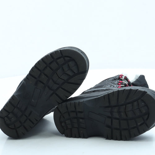 Crane Girls Black Polyester Snow Boot Boot UK 8