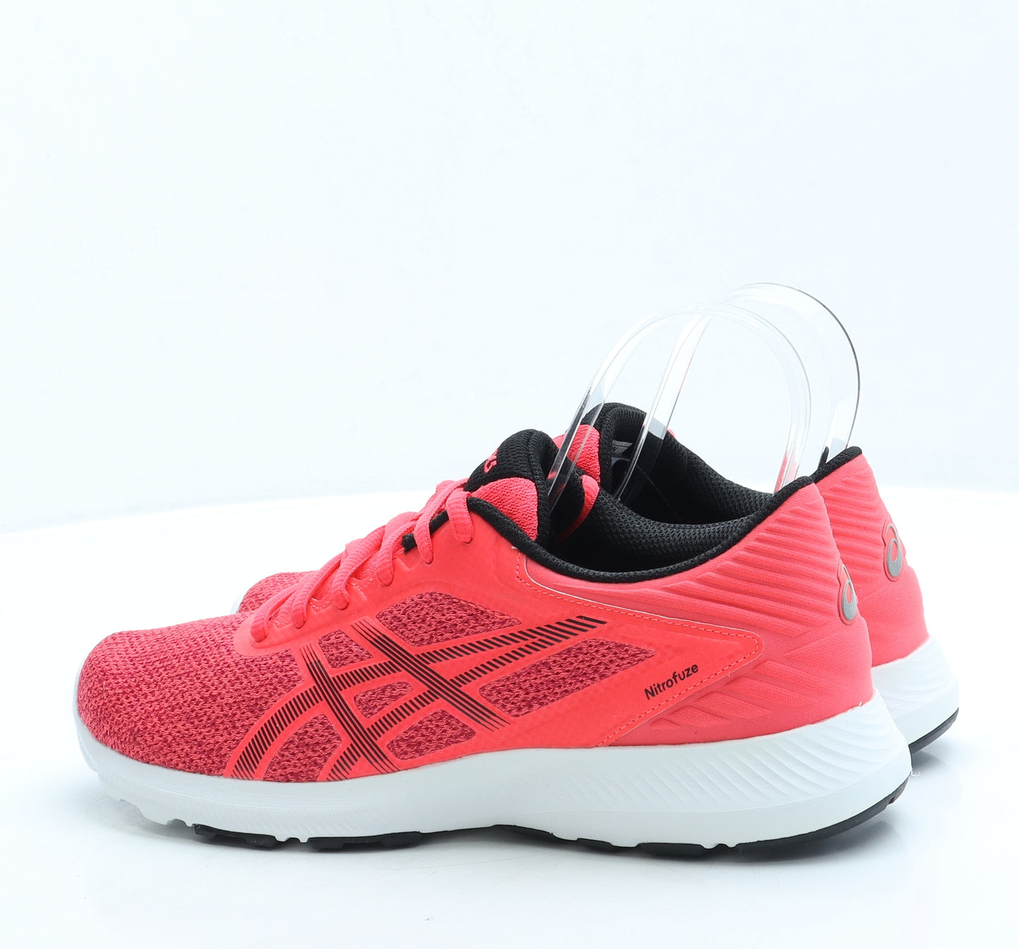 ASICS Womens Pink Polyester Trainer UK 6.5 39.5