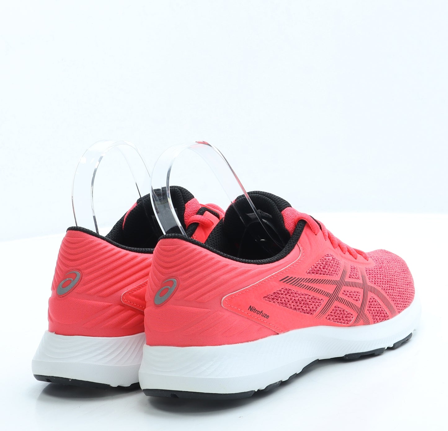 ASICS Womens Pink Polyester Trainer UK 6.5 39.5