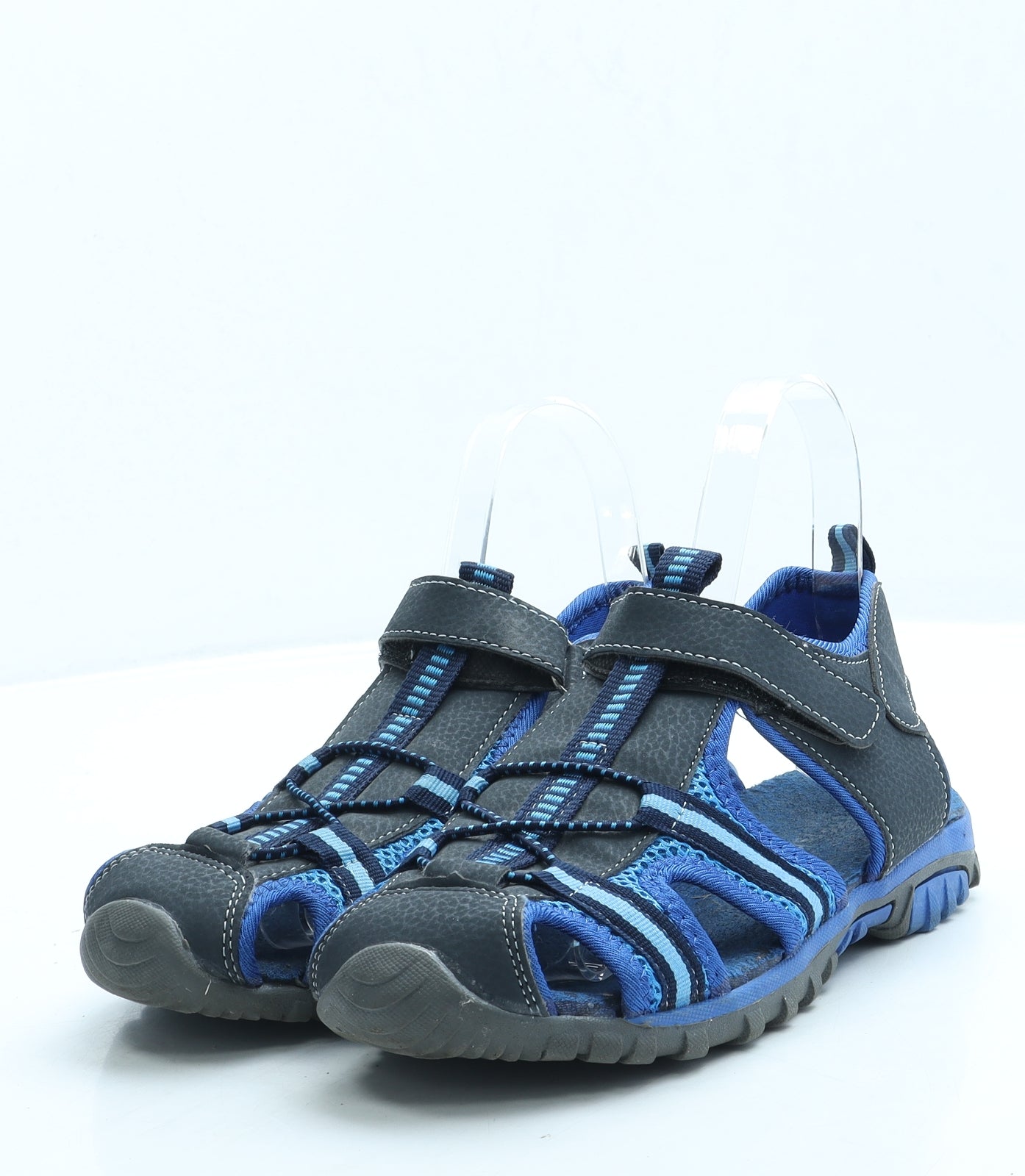 Preworn Boys Blue Polyester Fisherman Sandal UK 3