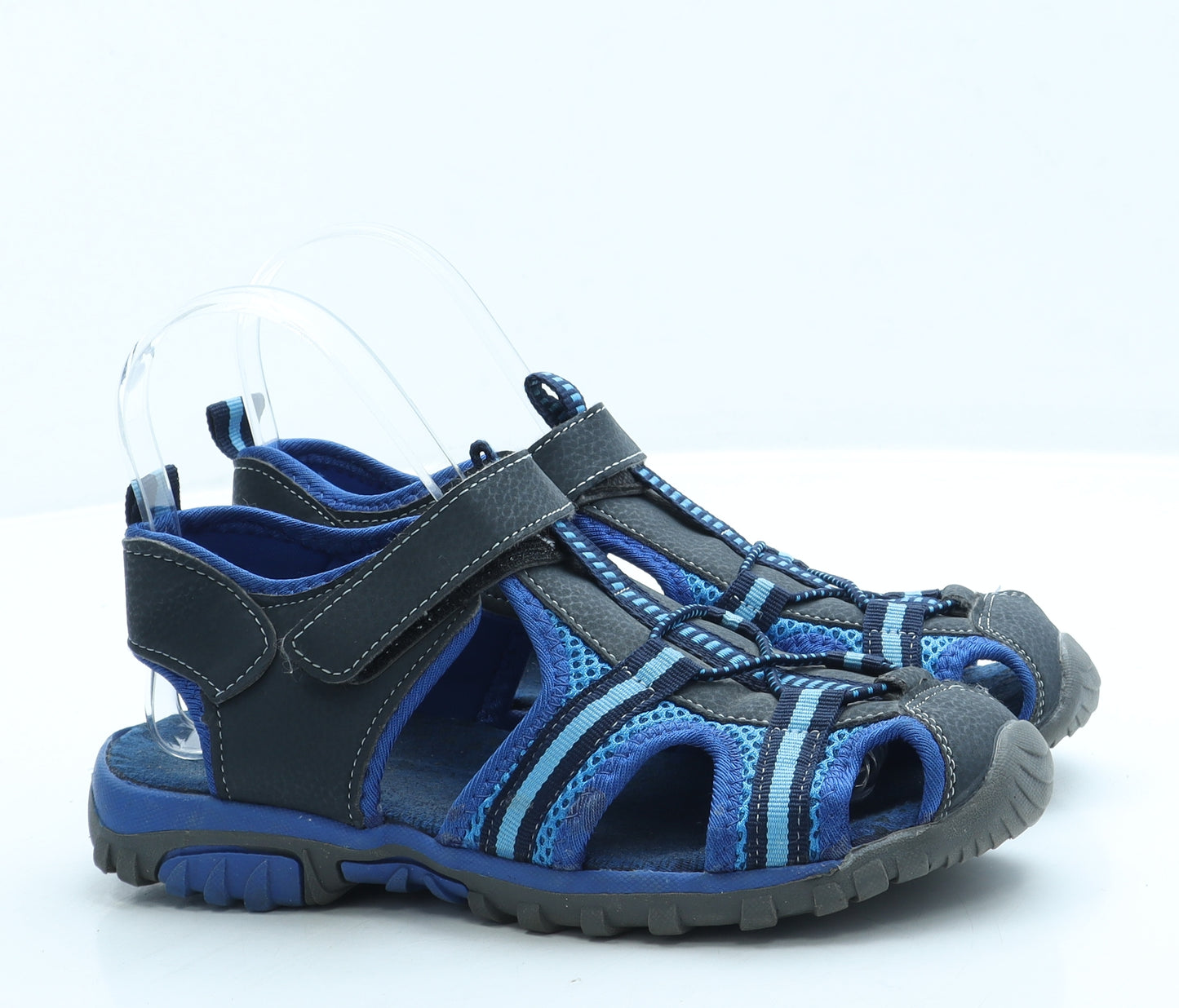 Preworn Boys Blue Polyester Fisherman Sandal UK 3