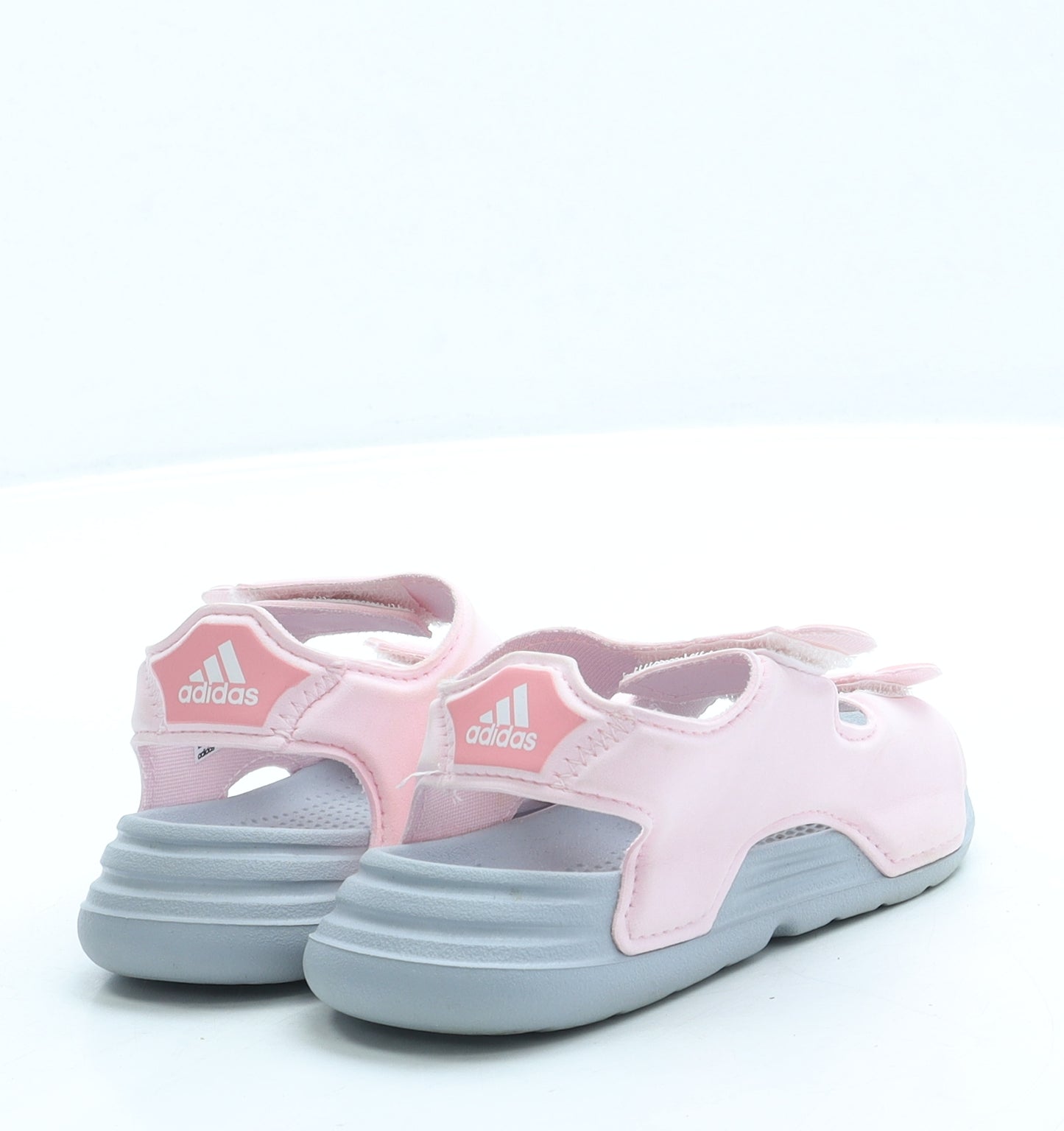 adidas Girls Pink Polyester Strappy Heel UK 7 25