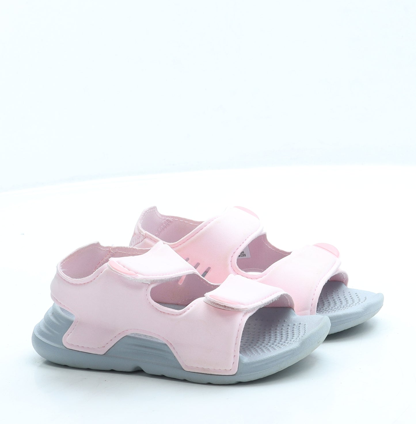adidas Girls Pink Polyester Strappy Heel UK 7 25