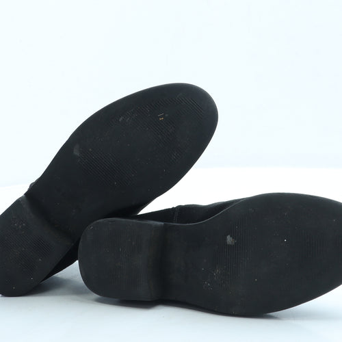 Preworn Womens Black Suede Chelsea Boot UK 3 36