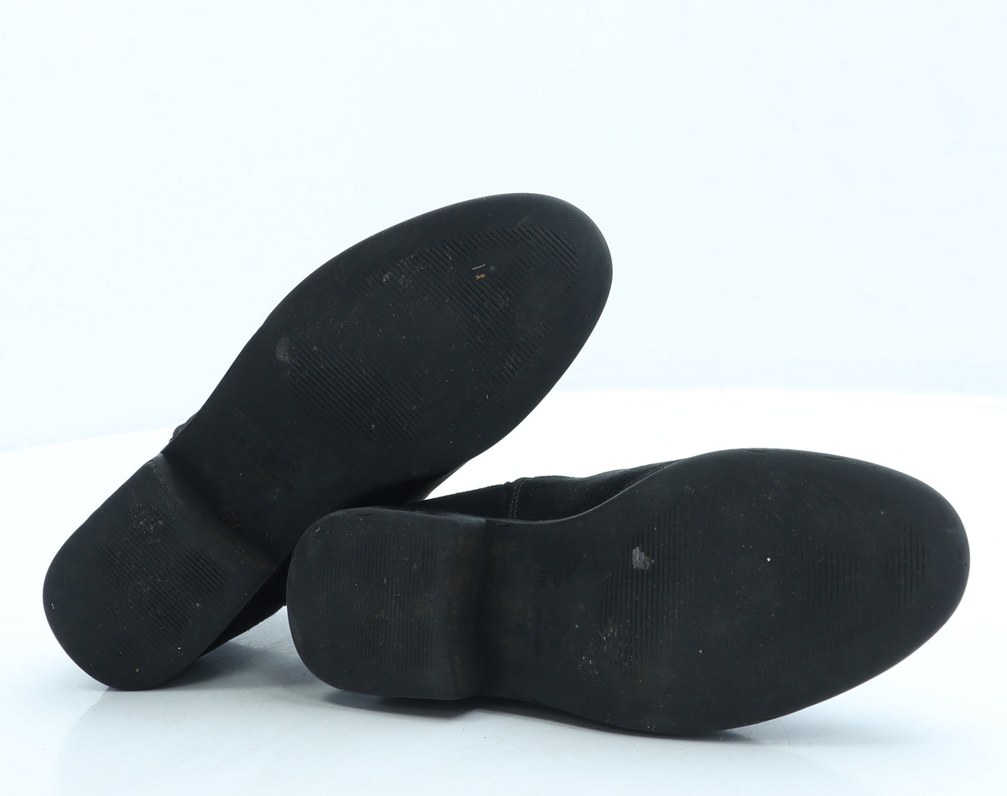 Preworn Womens Black Suede Chelsea Boot UK 3 36