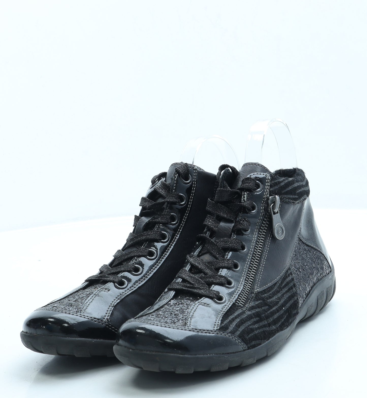 Remonte Womens Black Polyester Trainer UK 6 39