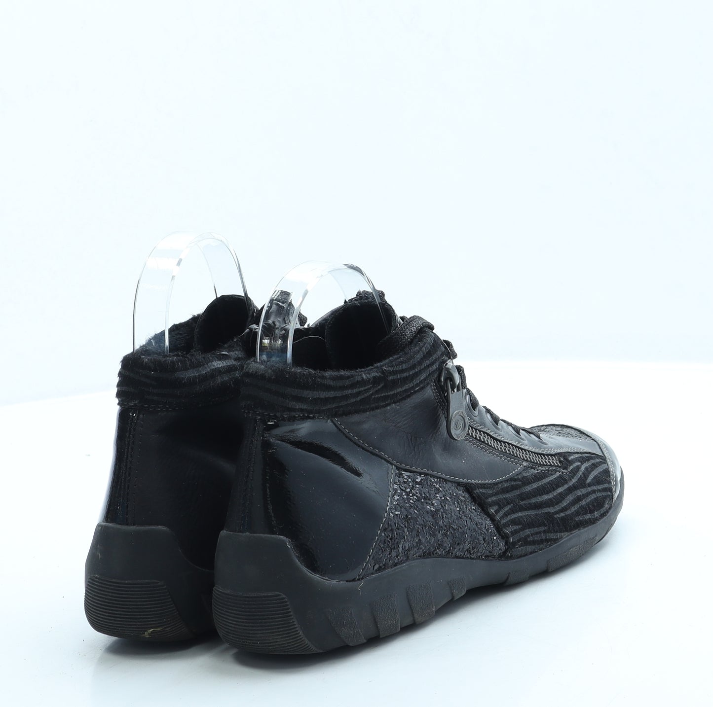 Remonte Womens Black Polyester Trainer UK 6 39