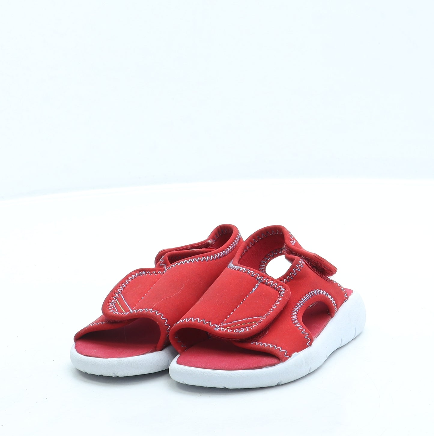 F&F Boys Red Polyester Slip On Sandal UK 4 20