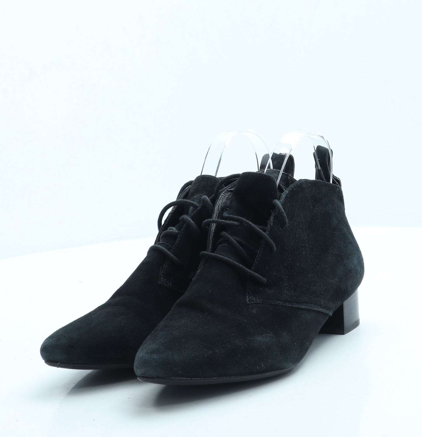 Clarks Womens Black Suede Bootie Boot UK 5