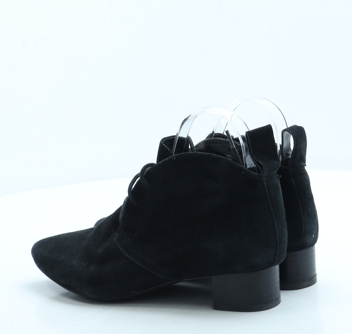 Clarks Womens Black Suede Bootie Boot UK 5