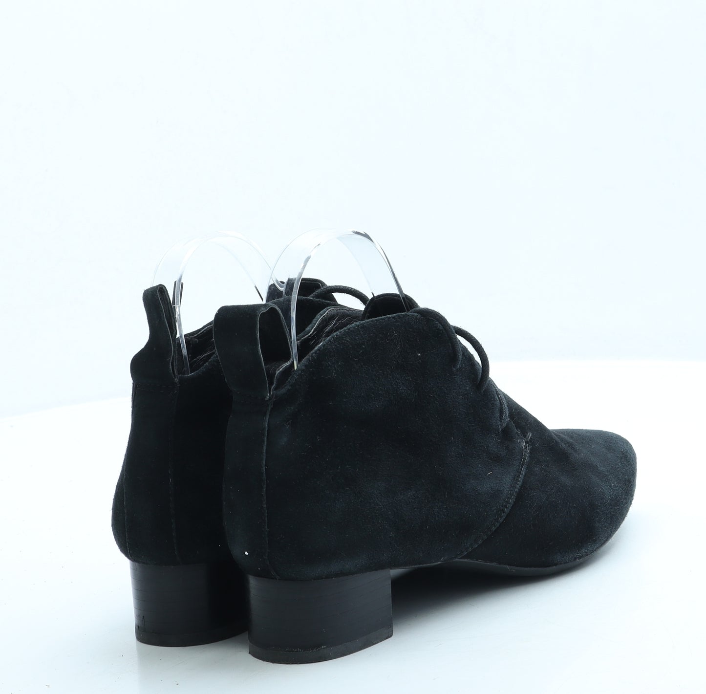 Clarks Womens Black Suede Bootie Boot UK 5