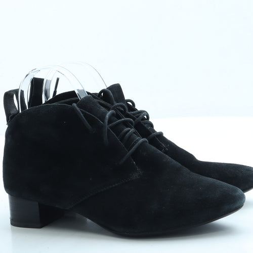 Clarks Womens Black Suede Bootie Boot UK 5
