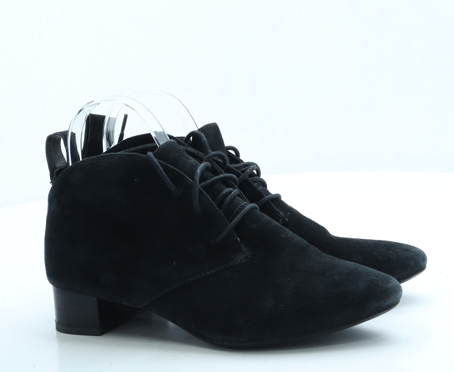 Clarks Womens Black Suede Bootie Boot UK 5
