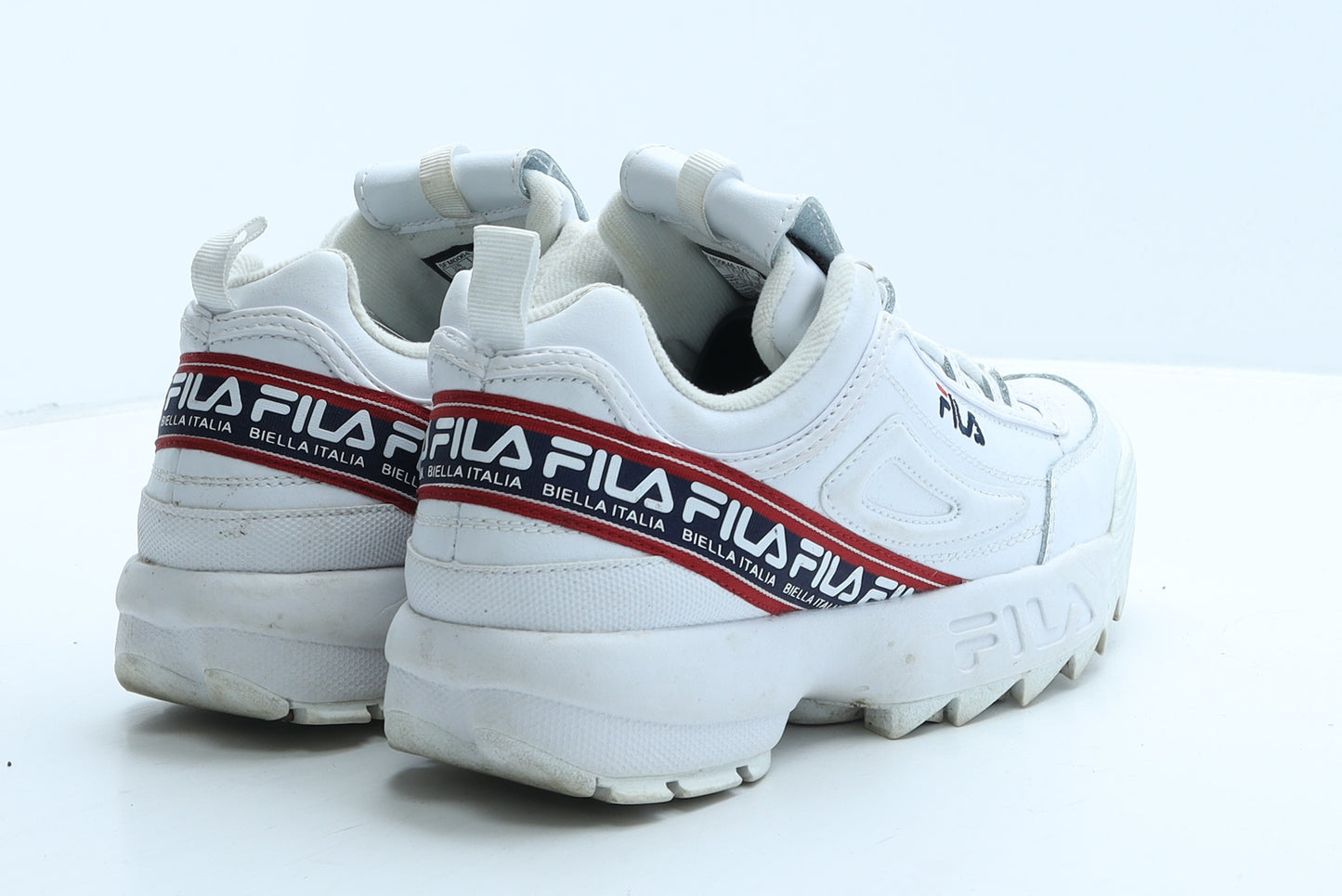 FILA Womens White Leather Trainer UK 7 41