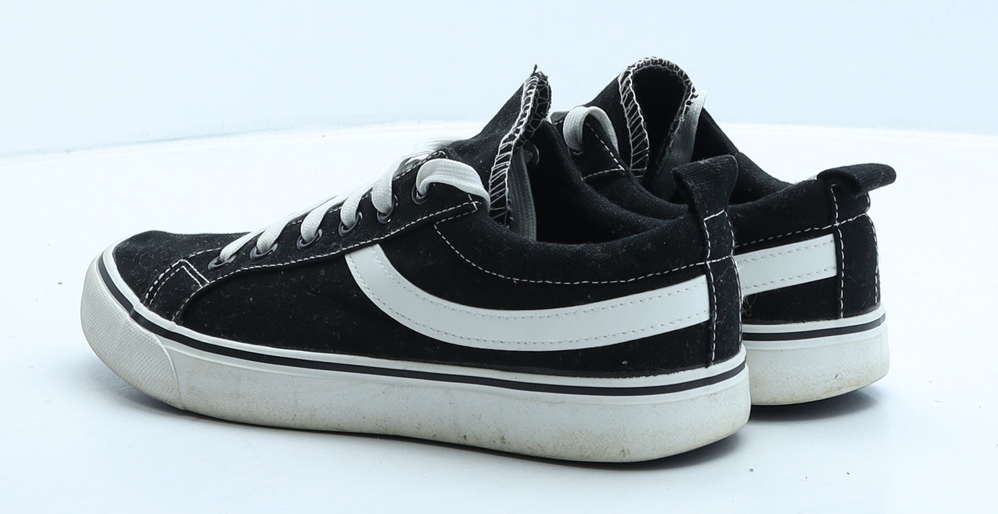 Primark Womens Black Fabric Trainer UK 5 38