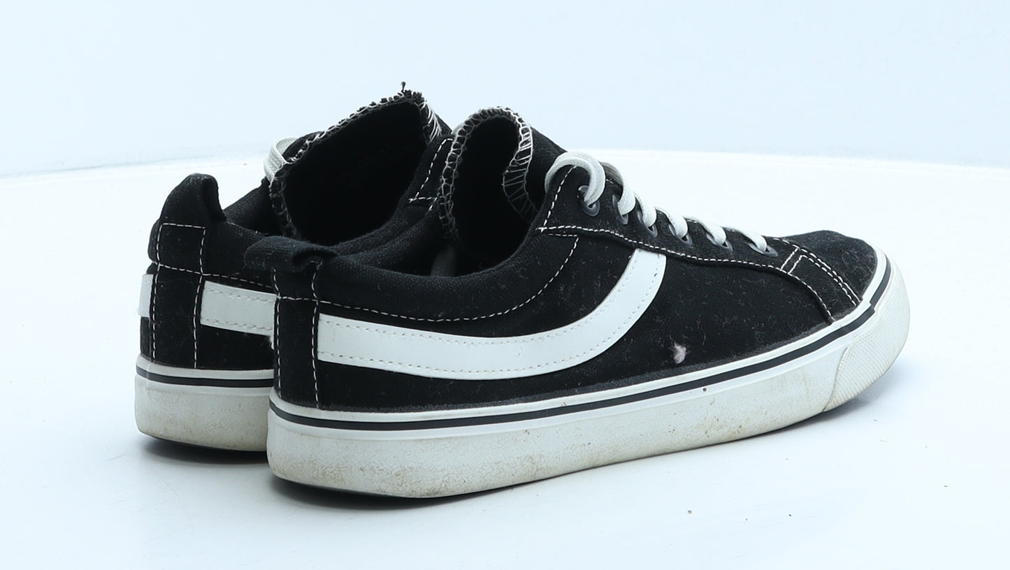 Primark Womens Black Fabric Trainer UK 5 38