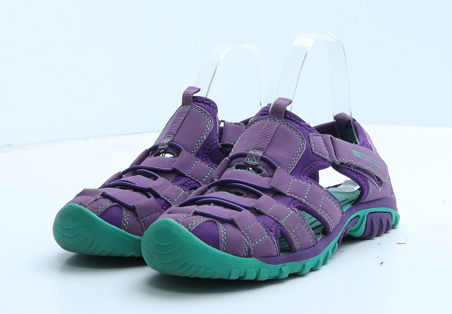 Mountain Warehouse Girls Purple Fabric Fisherman Sandal UK 3 34
