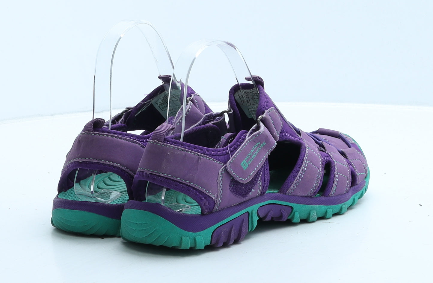 Mountain Warehouse Girls Purple Fabric Fisherman Sandal UK 3 34