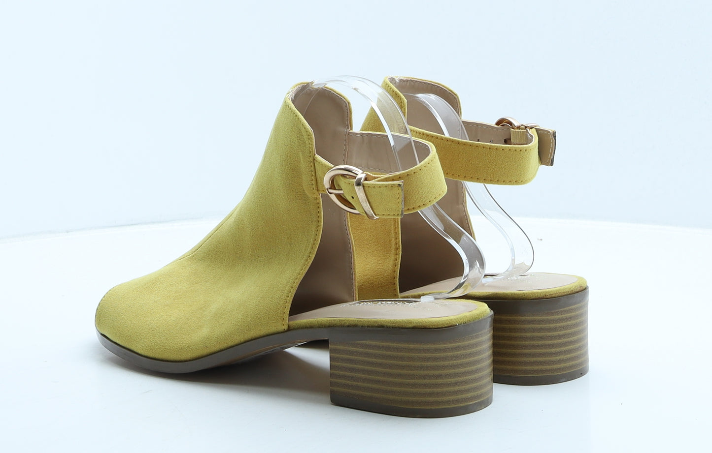 Primark Womens Yellow Suede Slingback Heel UK 8 41