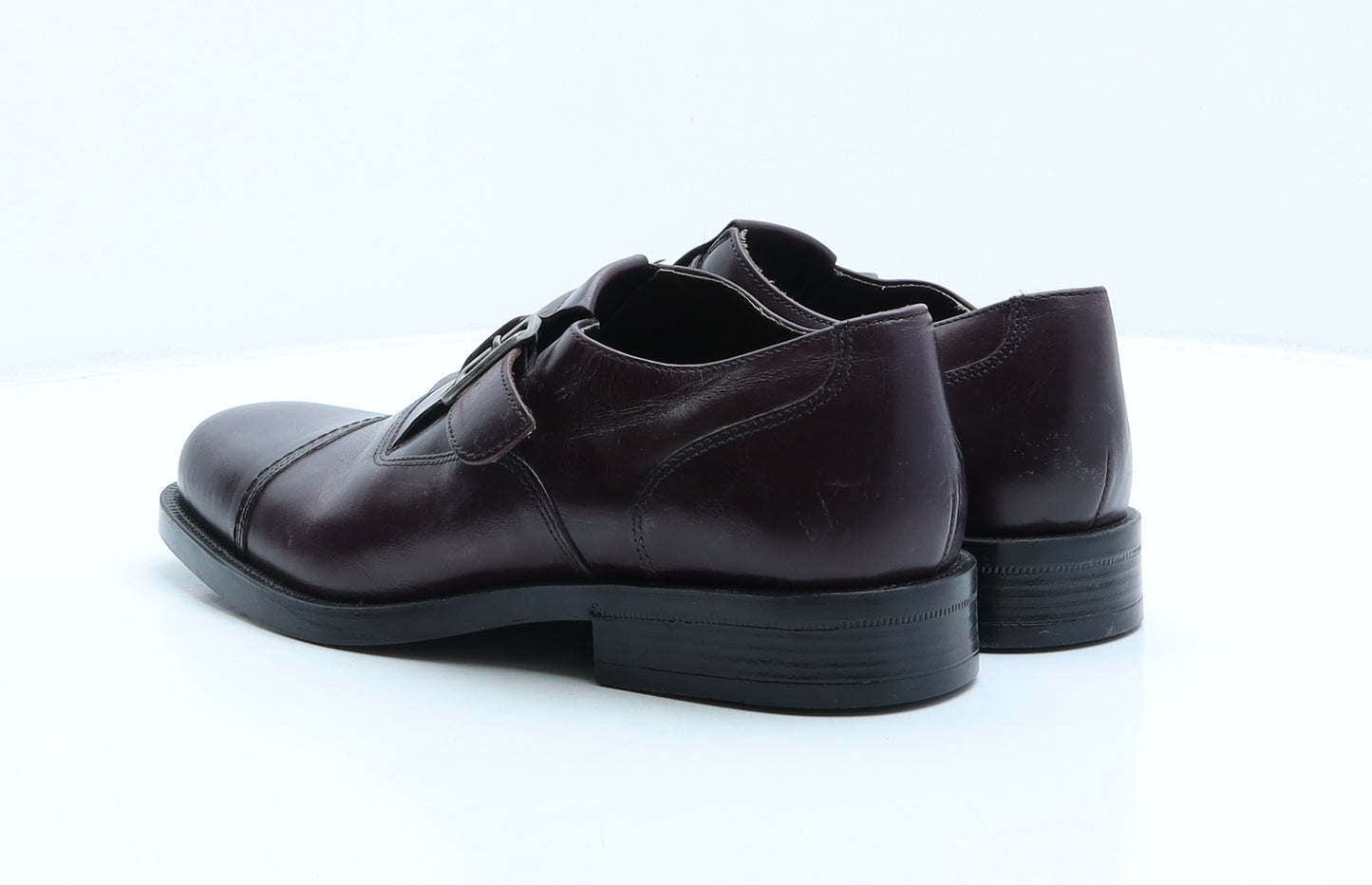 Clarks Mens Brown Leather Monk Dress UK 9