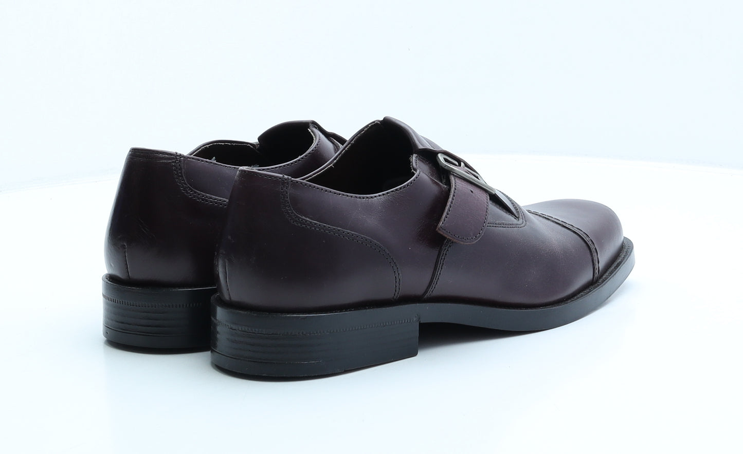 Clarks Mens Brown Leather Monk Dress UK 9