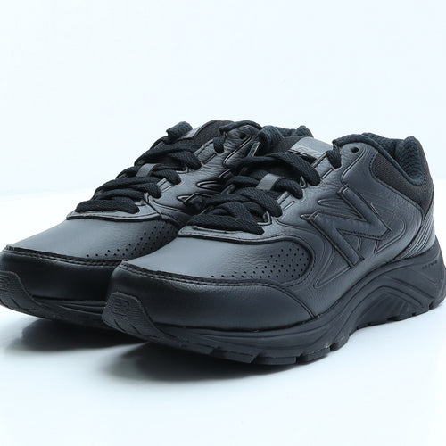 New Balance Mens Black Geometric Polyester Trainer UK 6.5 40 US 8.5