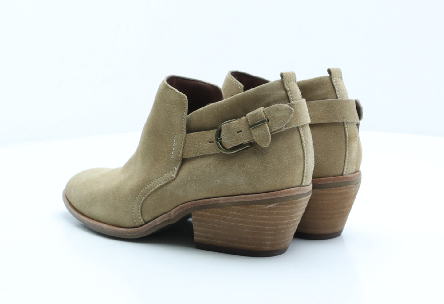 Indigo Womens Beige Suede Bootie Boot UK 6.5