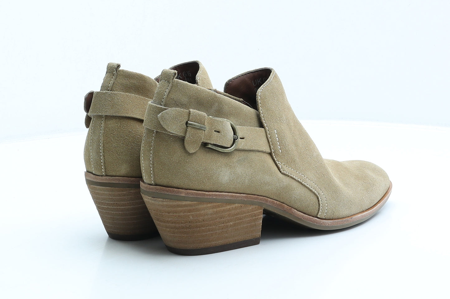 Indigo Womens Beige Suede Bootie Boot UK 6.5