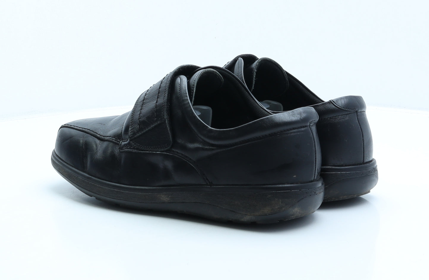 Cosyfeet Mens Black Leather Loafer Casual UK 9