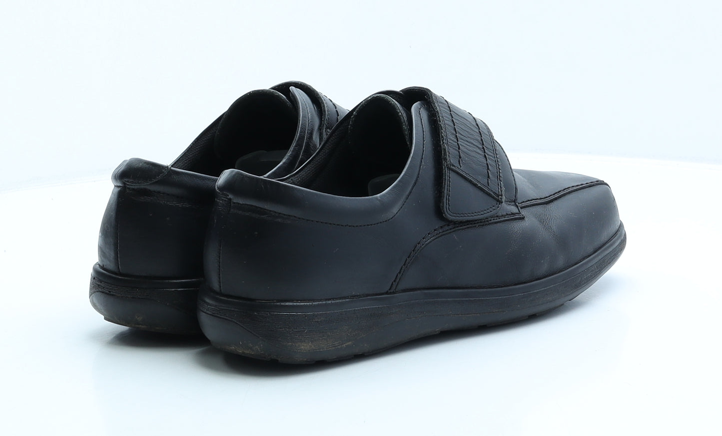 Cosyfeet Mens Black Leather Loafer Casual UK 9
