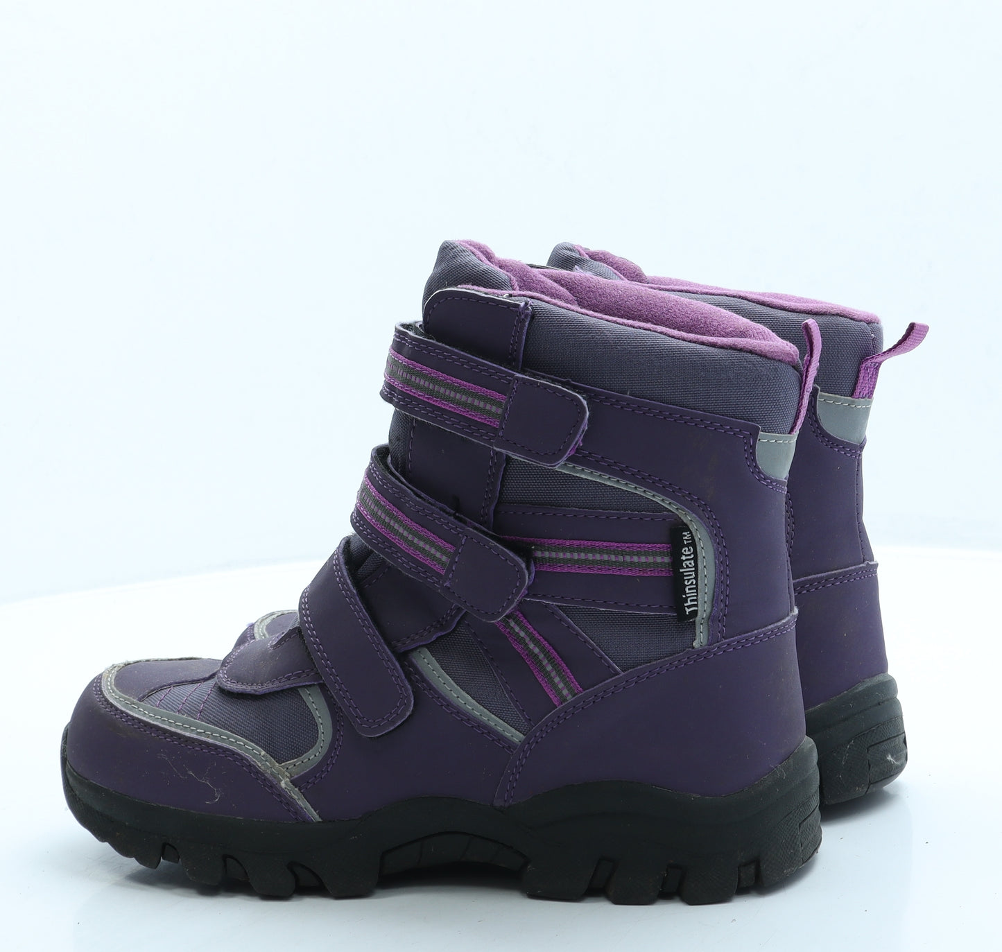 Marks and Spencer Womens Purple Polyester Snow Boot Boot UK 5