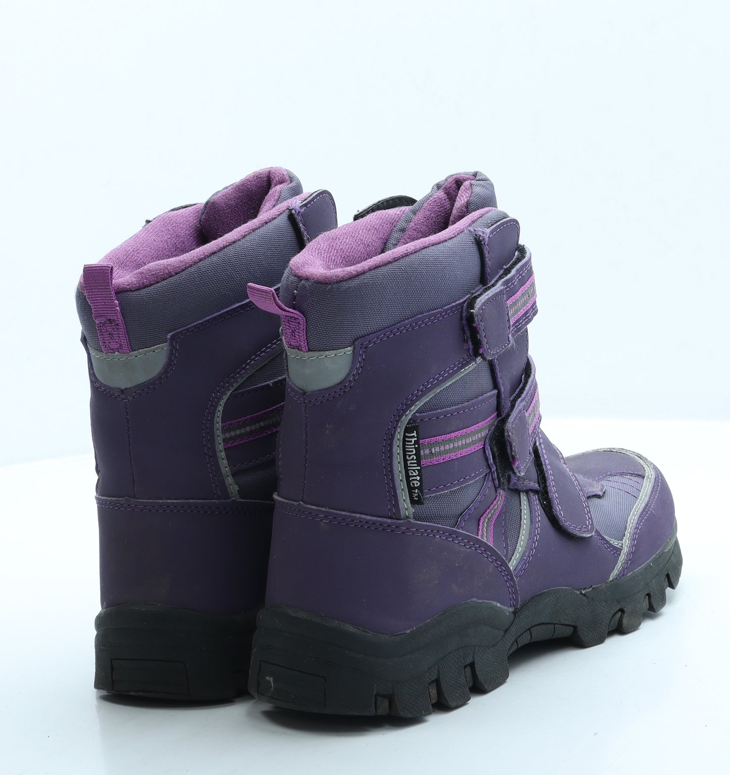 Marks and Spencer Womens Purple Polyester Snow Boot Boot UK 5