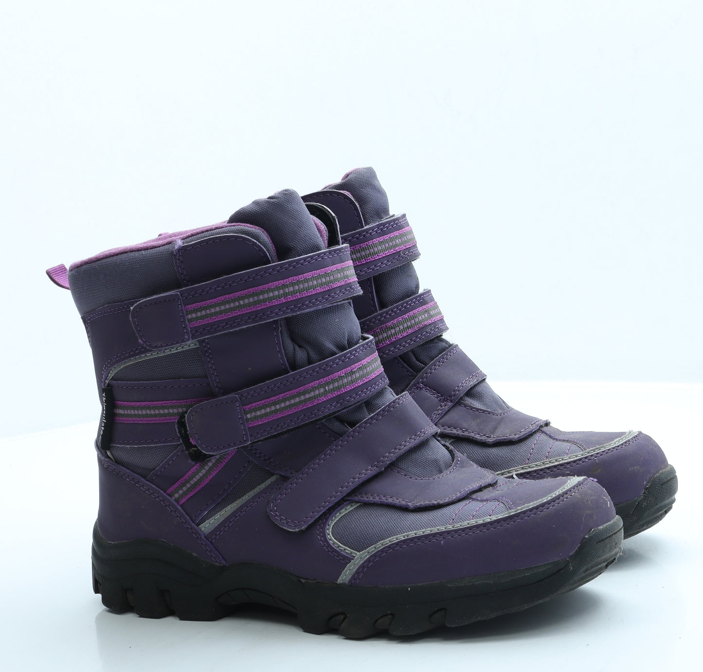 Marks and Spencer Womens Purple Polyester Snow Boot Boot UK 5