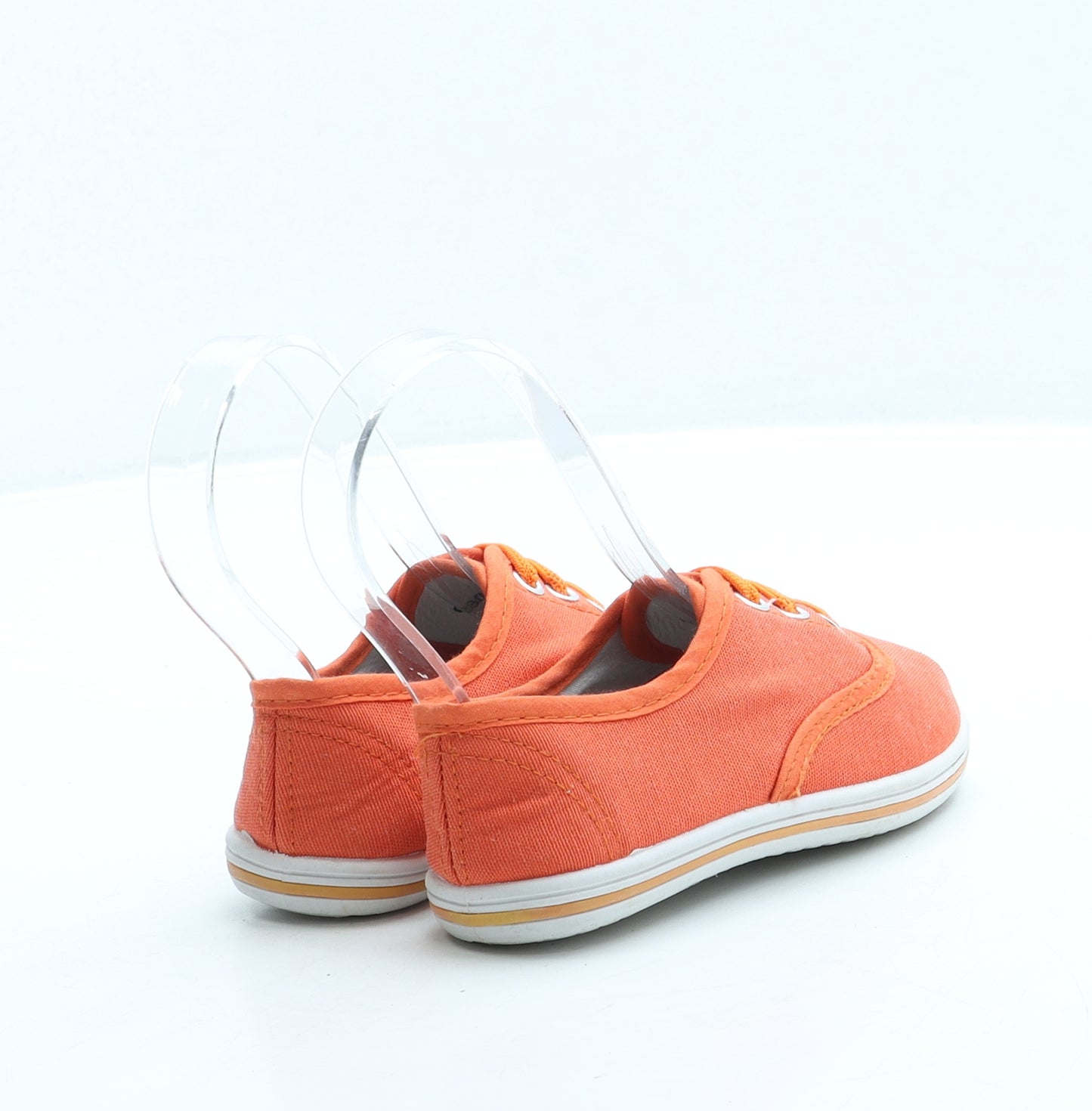 Slazenger Boys Orange Fabric Slip On Casual UK 7 24
