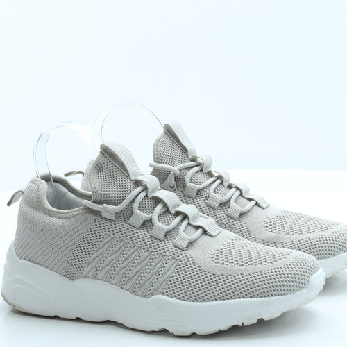 George Womens Grey Polyester Trainer UK 6 39