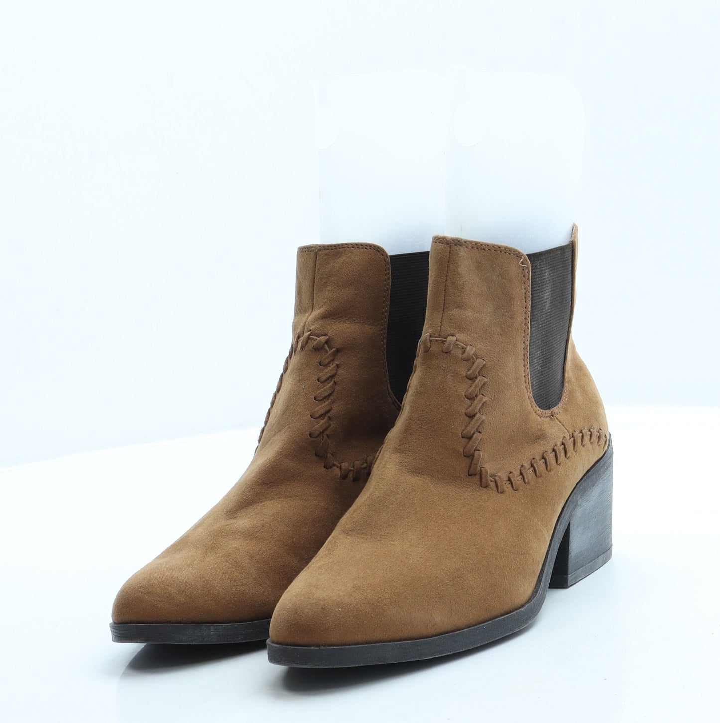 New Look Womens Brown Suede Chelsea Boot UK 5 38