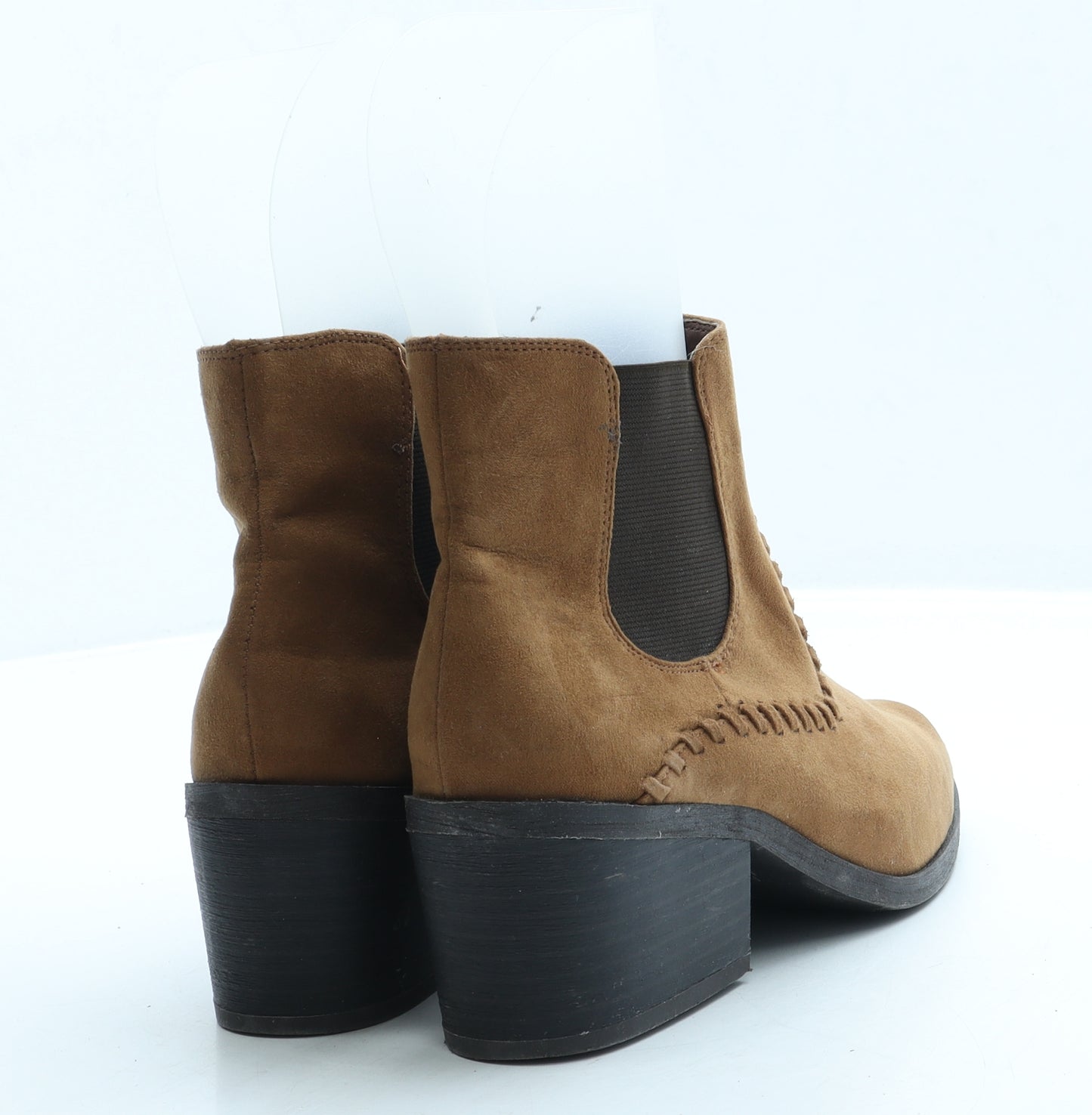 New Look Womens Brown Suede Chelsea Boot UK 5 38