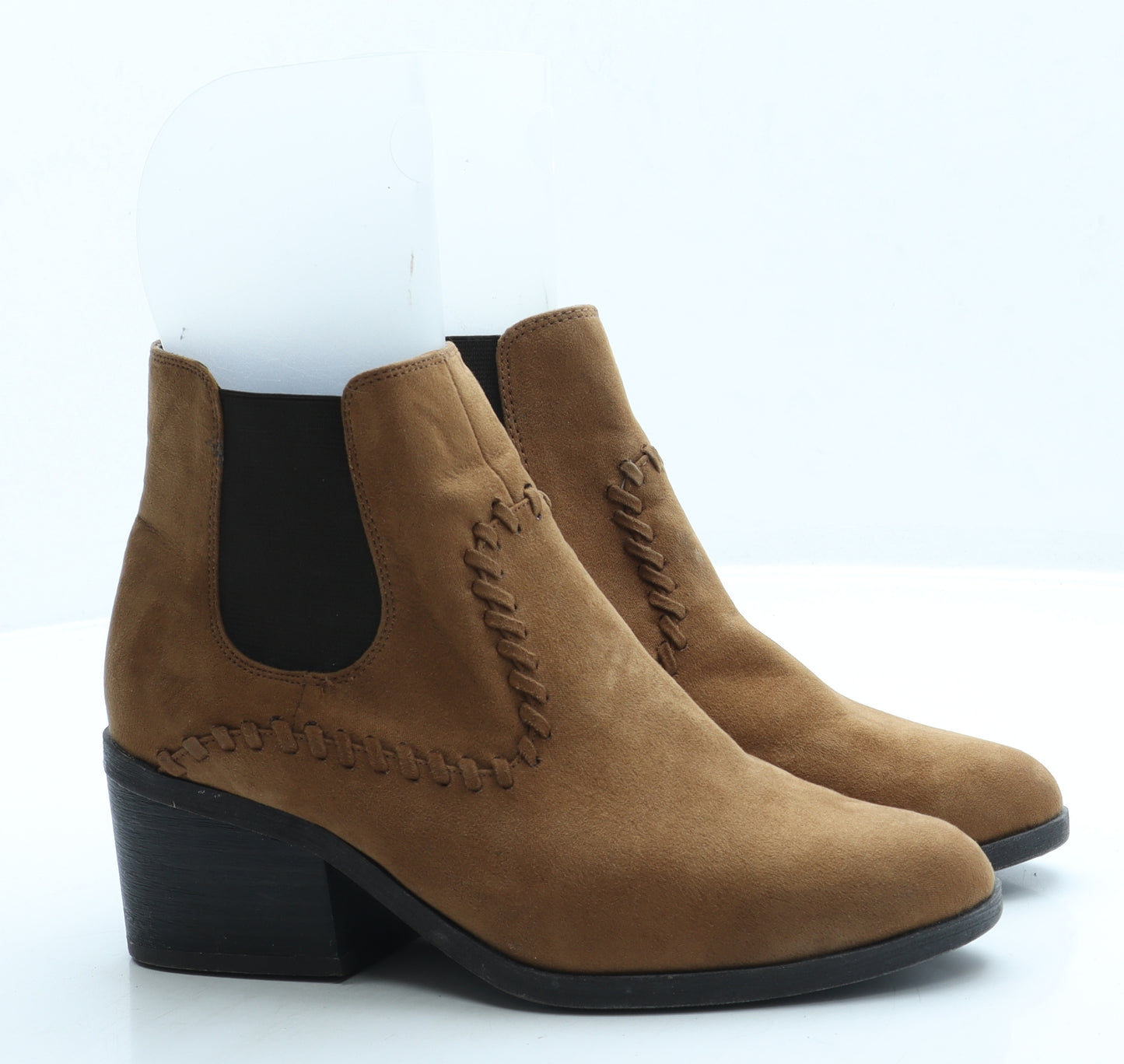 New Look Womens Brown Suede Chelsea Boot UK 5 38