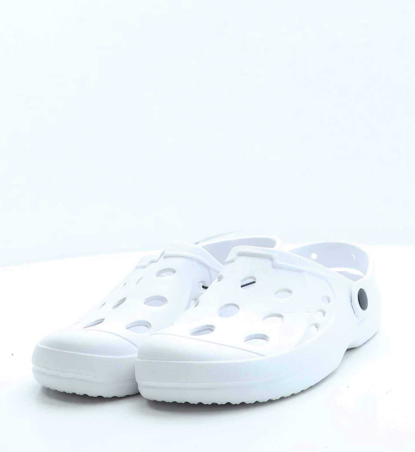 Dunnes Womens White Rubber Slip On Sandal UK 6 39